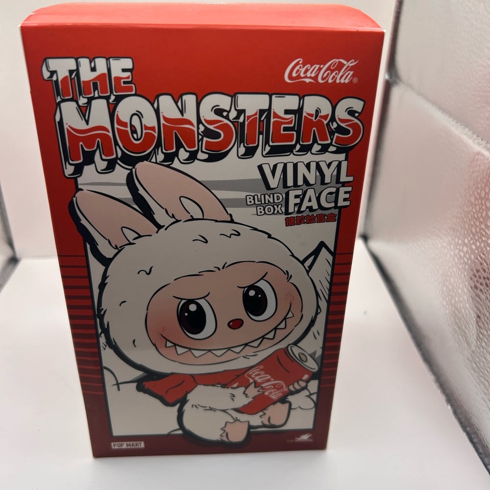 Retired Coca-Cola Labubu Monster Vinyl Box